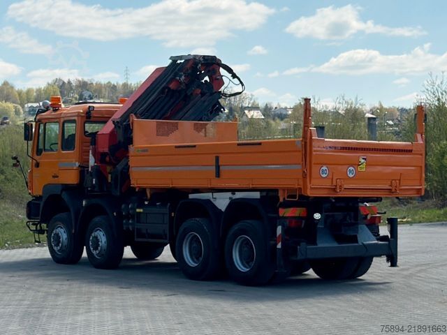 Truck mounted crane MAN 35.414 * PALFINGER PK 36002 +FUNK / 8x8