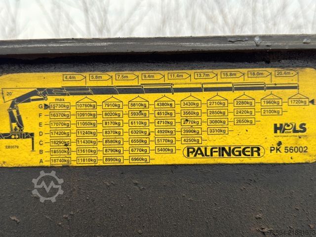 Truck mounted crane VOLVO FH 460 * PK 56002 + FUNK * 8x4