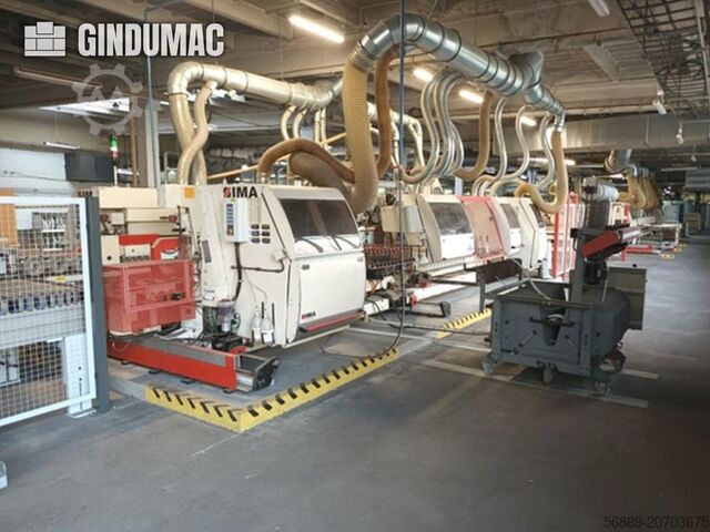 Double Sided Edgebander IMA COMBIMA line with loading station