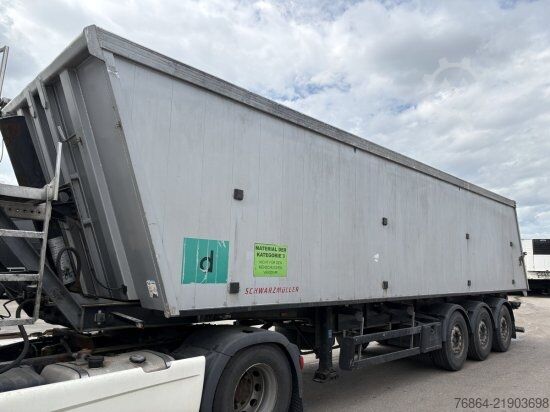 Tipper semitrailer SCHWARZMüLLER KIPPMULDE K-SERIE, ROLLPLANE LIFTACHSE,  45 M3
