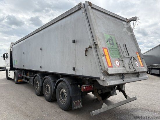 Tipper semitrailer SCHWARZMüLLER KIPPMULDE K-SERIE, ROLLPLANE LIFTACHSE, 45 M3