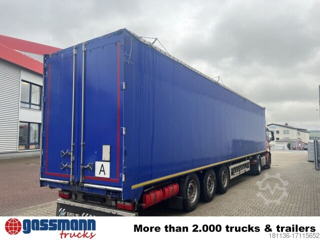 Semitrailer Kraker CF 200 Schubbodenauflieger, ca. 92m³