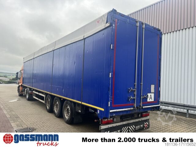 Semitrailer Kraker CF 200 Schubbodenauflieger, ca. 92m³