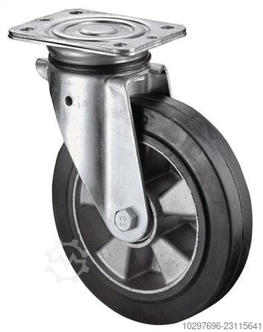 Heavy-duty swivel castor, diameter 250 mm - 1 piece BS ROLLEN 