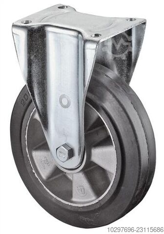 Heavy-duty fixed castor, diameter 160 mm – 1 piece BS ROLLEN 