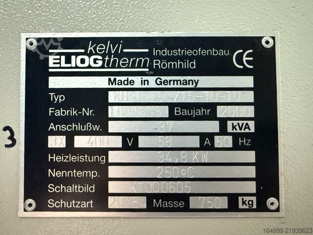 Powder equipment ELIOGtherm Einbrennofen 