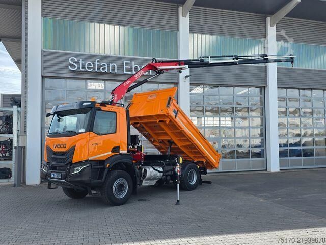 Tipper Iveco X-Way AD190X54/P Fassi F125AC.1.24 Funk AHK