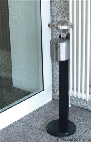 Free-standing ashtray D150xH145mm red - 1 piece  