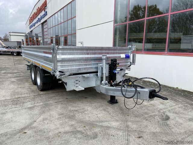 Tipper trailer Möslein TTD 14  5,70 m  14 t Kipper Tieflader 5,70 m lang, Breite Reifen-- Neufahrzeug --