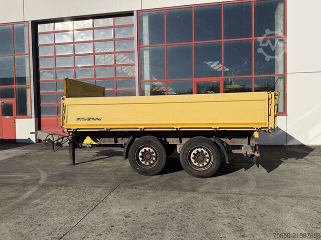 Three-way tipper trailer Müller Mitteltal KA-TA-RT 18,0  18 t Tandemkipper- Tieflader