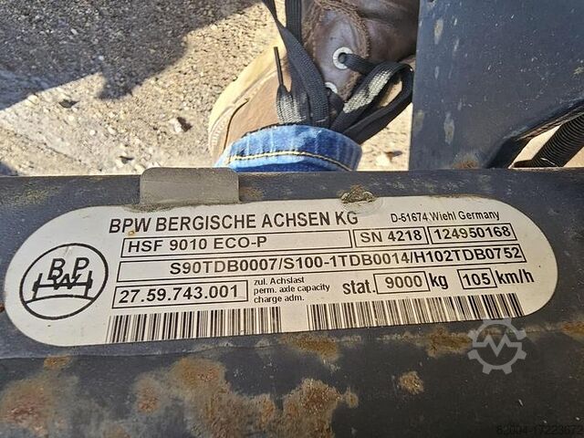 Axle BPW HSF 9010 ECO P
