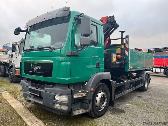 Autokran MAN TG-M 18.290 4x2 Abrollkipper mit Kranmulde
