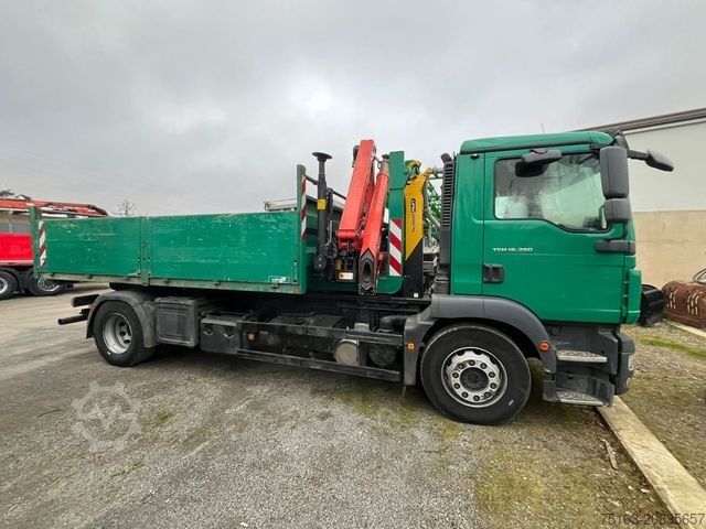 Autokran MAN TG-M 18.290 4x2 Abrollkipper mit Kranmulde