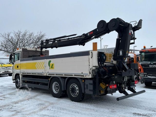 LKW mit Pritsche (offen) MAN TG-S 26.420 6x2 BL Pritsche Heckkran 4xhydr,Hiab