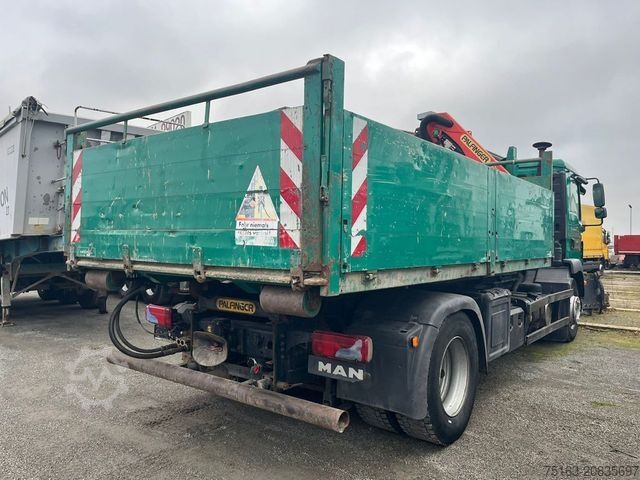 Abrollkipper MAN TG-M 18.290 4x2 Abrollkipper mit Kranmulde