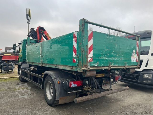 Abrollkipper MAN TG-M 18.290 4x2 Abrollkipper mit Kranmulde