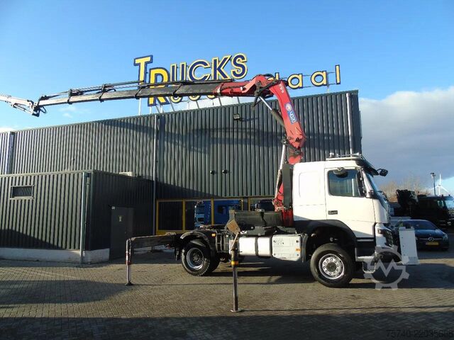 Standard tractor Volvo FMX 500 + 4x4 + HMF 4020 4x + JIB 4x 30 METER +...