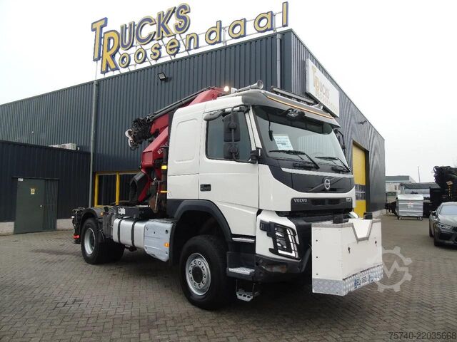 Standard tractor Volvo FMX 500 + 4x4 + HMF 4020 4x + JIB 4x 30 METER +...