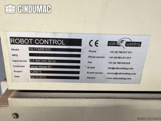 PANASONIC TA-1800 robot welding cell PANASONIC TA-1800 robot welding cell
