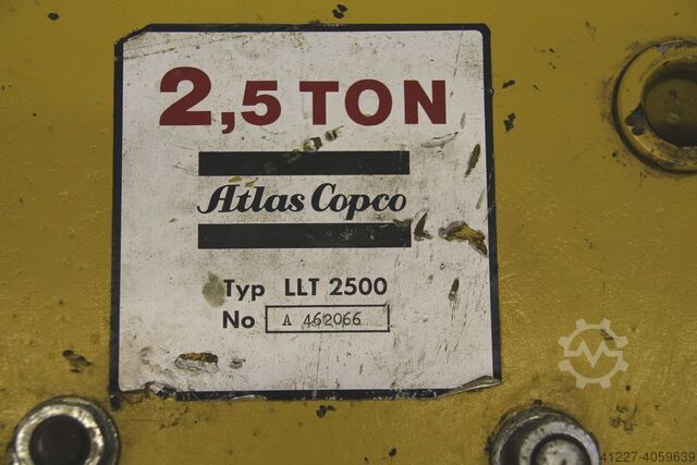 Kranfahrwerk 2,5 to Atlas Copco LLT 2500