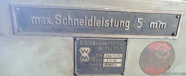 Blechbearbeitungsmaschine Wieger ESW 5-25/AW 50
