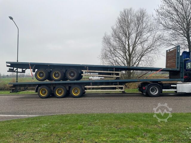 Plattformanhänger Haan OPL 45 Heavy Duty / Rungen-Potholes /BPW / 2x L...