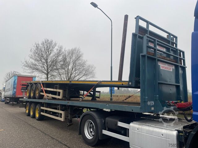 Plattformanhänger Haan OPL 45 Heavy Duty / Rungen-Potholes /BPW / 2x L...