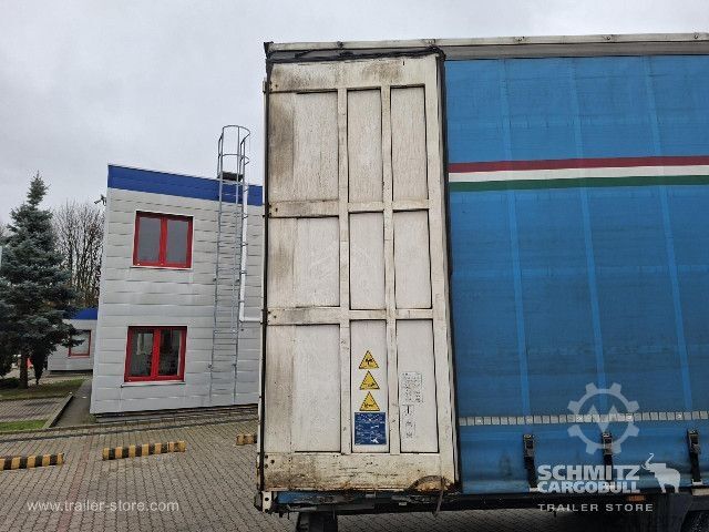 Open semitrailer with tarp Krone Curtainsider Mega