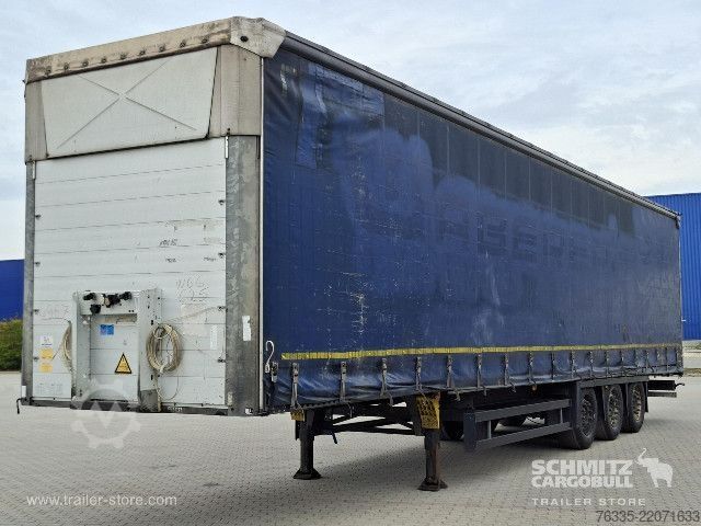 Open semitrailer with tarp Schmitz Cargobull Curtainsider Mega