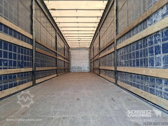 Open semitrailer with tarp Schmitz Cargobull Curtainsider Mega