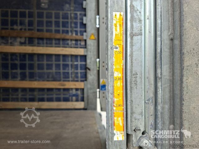 Open semitrailer with tarp Schmitz Cargobull Curtainsider Mega