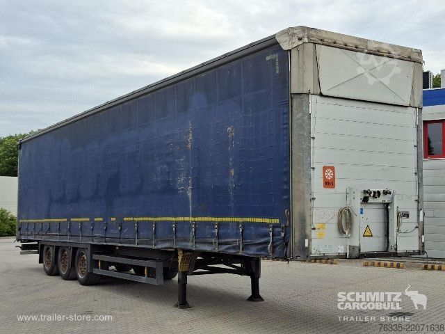 Open semitrailer with tarp Schmitz Cargobull Curtainsider Mega