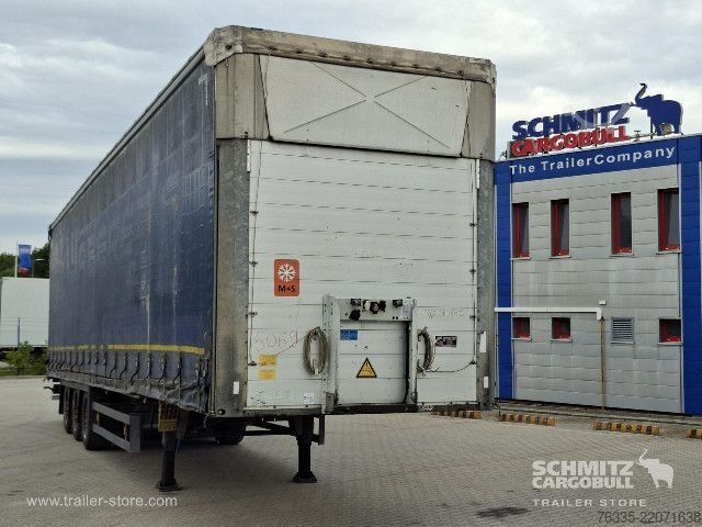 Open semitrailer with tarp Schmitz Cargobull Curtainsider Mega