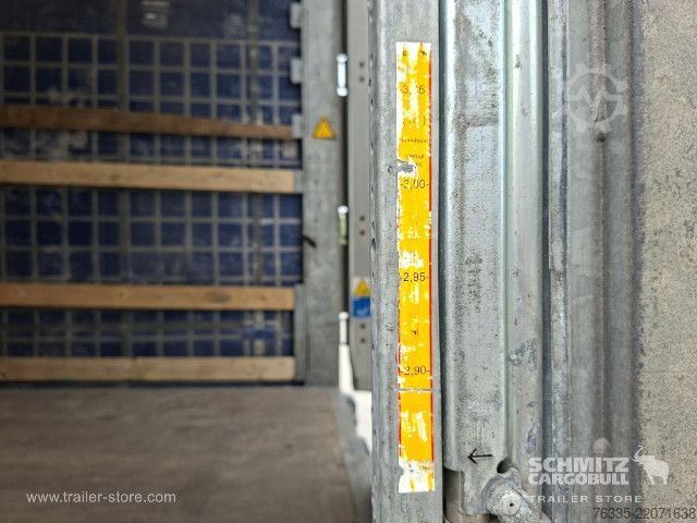 Open semitrailer with tarp Schmitz Cargobull Curtainsider Mega