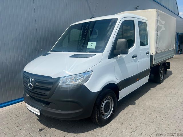 Pick-up van MERCEDES-BENZ Sprinter 316 DOKA LANG PRITSCHE PLANE 6-SITZ AHK