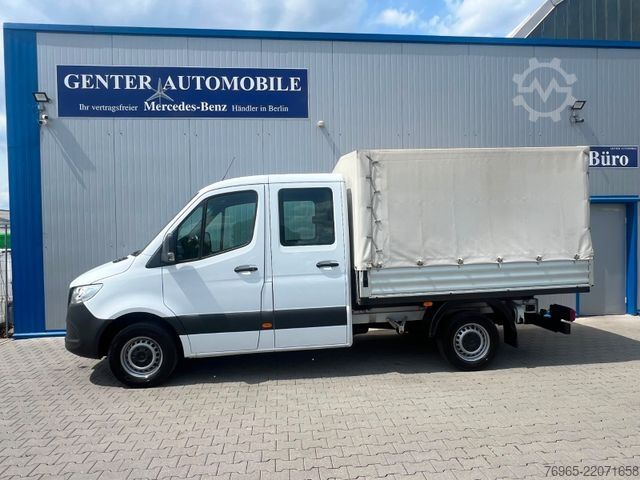 Pick-up van MERCEDES-BENZ Sprinter 316 DOKA LANG PRITSCHE PLANE 6-SITZ AHK