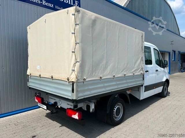 Pick-up van MERCEDES-BENZ Sprinter 316 DOKA LANG PRITSCHE PLANE 6-SITZ AHK