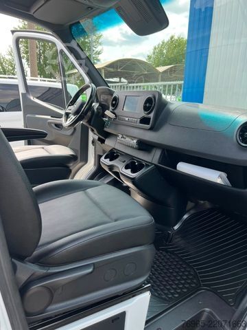 Curtain sider van MERCEDES-BENZ Sprinter 316 DOKA LANG PRITSCHE PLANE 6-SITZ AHK