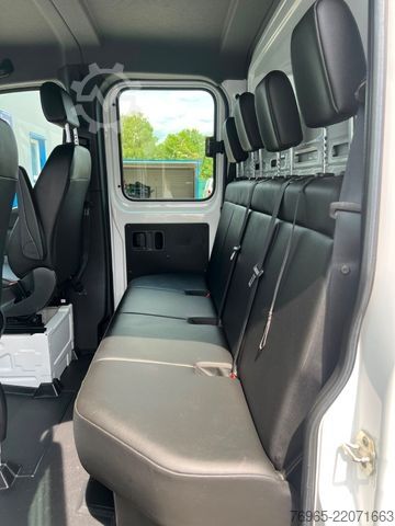 Curtain sider van MERCEDES-BENZ Sprinter 316 DOKA LANG PRITSCHE PLANE 6-SITZ AHK