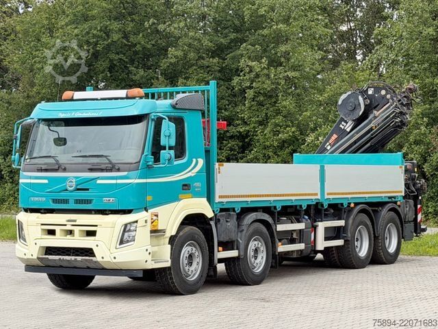 Truck mounted crane VOLVO FMX 410 *HIAB 322 EP-5 HIPRO/FUNK *8x4