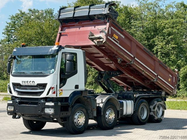 Tipper truck IVECO STRALIS X WAY 480* KIPPER * 8x4 * TOPZUSTAND