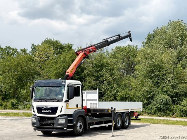 Truck mounted crane MAN TGS 26.360*PRITSCHE 7,60m *6x4 * KRAN/ FUNK