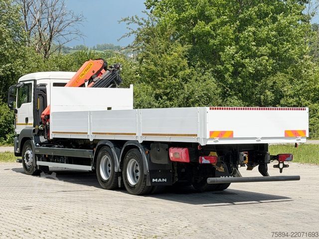 Truck mounted crane MAN TGS 26.360*PRITSCHE 7,60m *6x4 * KRAN/ FUNK