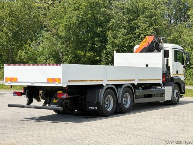 Truck mounted crane MAN TGS 26.360*PRITSCHE 7,60m *6x4 * KRAN/ FUNK