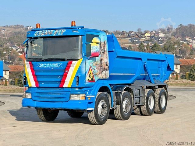 Tipper truck SCANIA R 420 * Kipper * TOPZUSTAND / 8x4