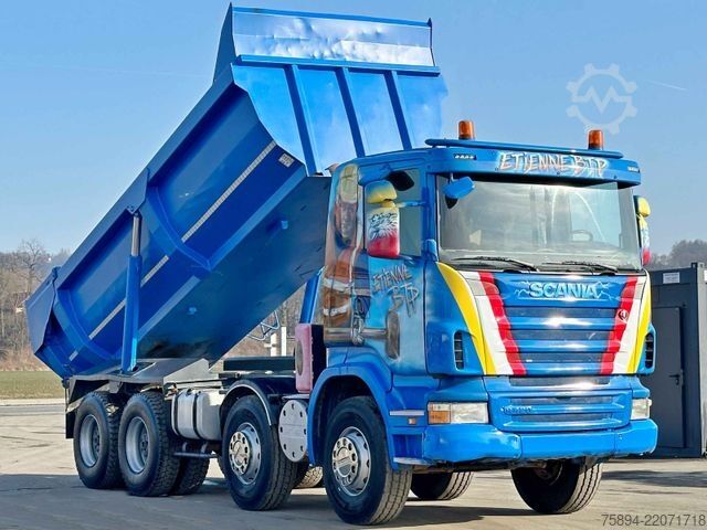 Tipper truck SCANIA R 420 * Kipper * TOPZUSTAND / 8x4