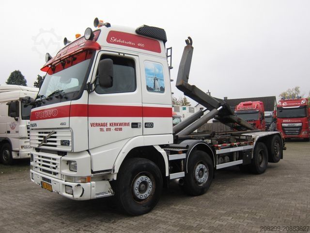 Roll-off tipper truck VOLVO FH 460 Globe 8X2 Haken 25T Manual Ap-Achse