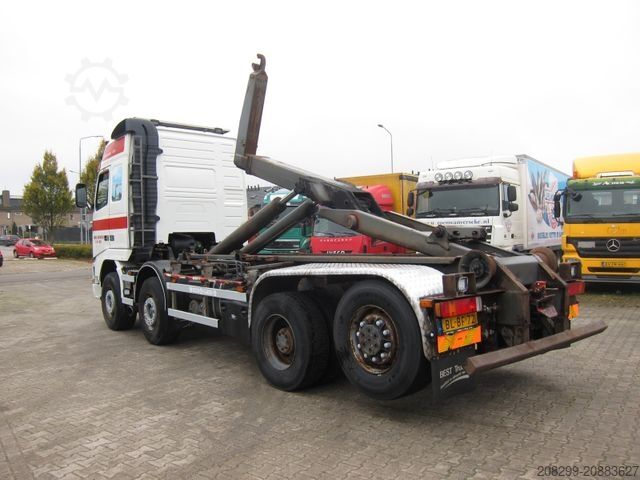 Roll-off tipper truck VOLVO FH 460 Globe 8X2 Haken 25T Manual Ap-Achse