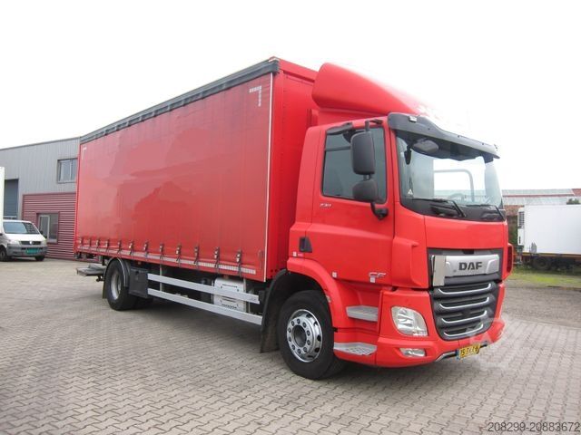 LKW mit Pritsche & Plane DAF CF 230 19T Schiebeplane LBW Portalturen