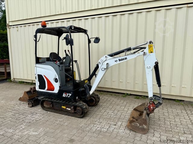 Mini excavator BOBCAT E17 / 2021 BJ / 1.016 Stunden / 2 x Löffel